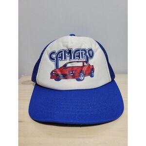 vtg 80s CHEVY CAMARO IROC Hat // trucker muscle car zl1 cheverolet v8 classic